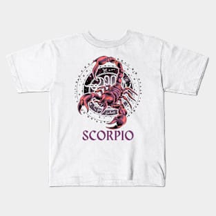 Scorpio Zodiac Sign Kids T-Shirt